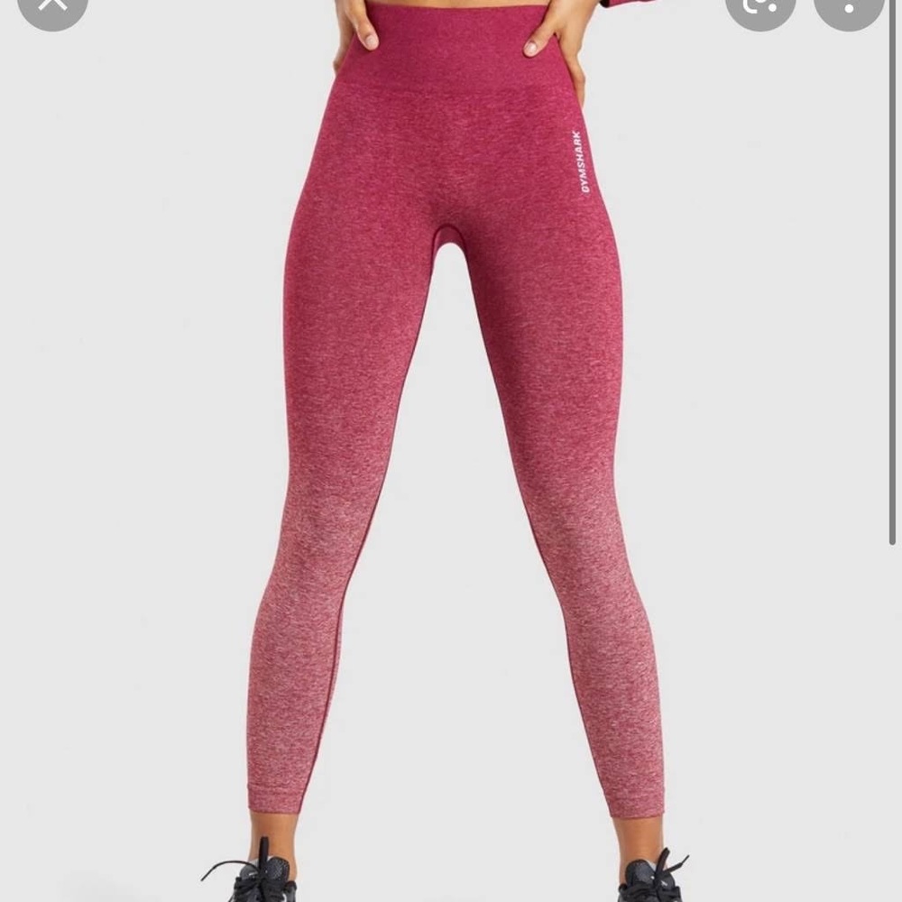 Cranberry Ombré Gymshark Leggings